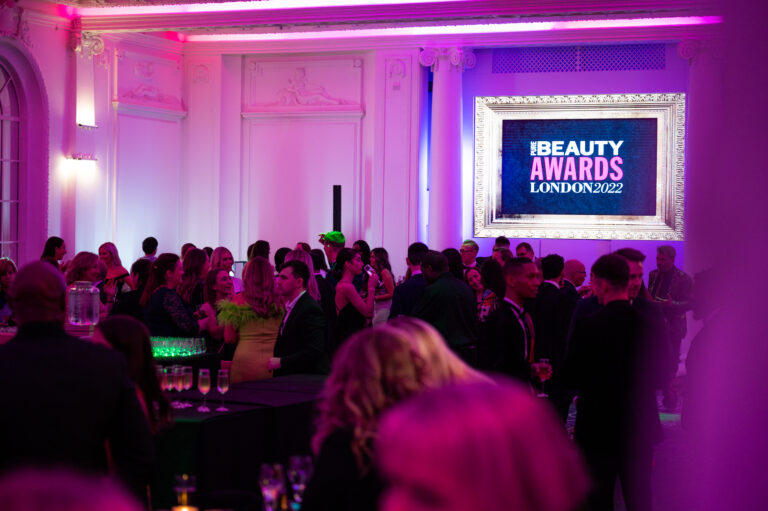 Networking before the ceremony at the UK beauty awards