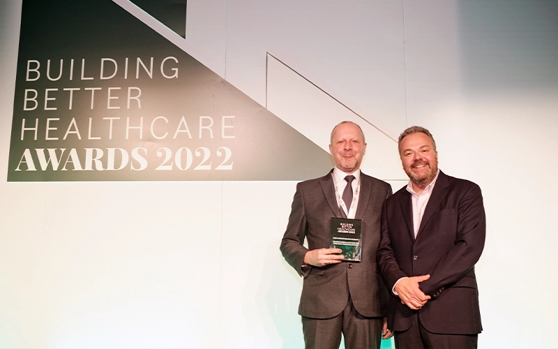 A picture from the UK Healthcare Awards last year