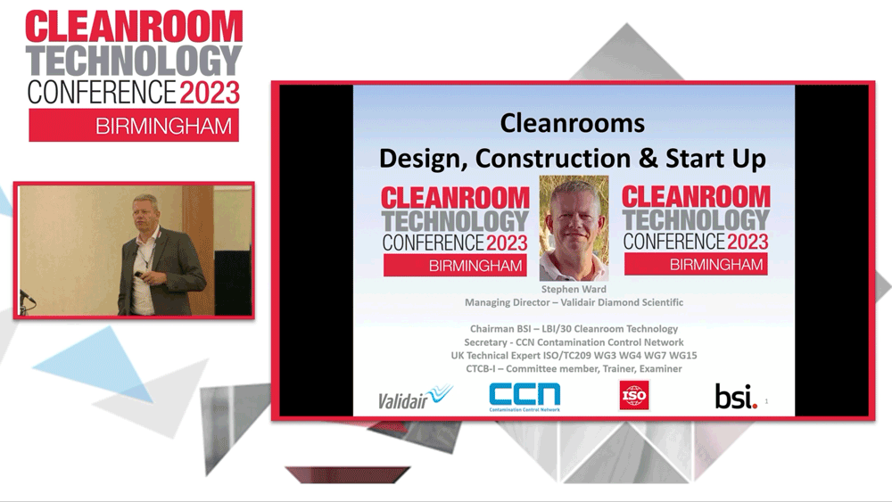 Day two | Stephen Ward, Chair of LBI/30 Cleanroom Technology Committee